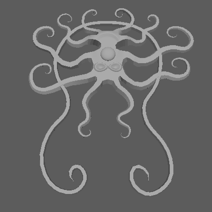cthulhu head solid
