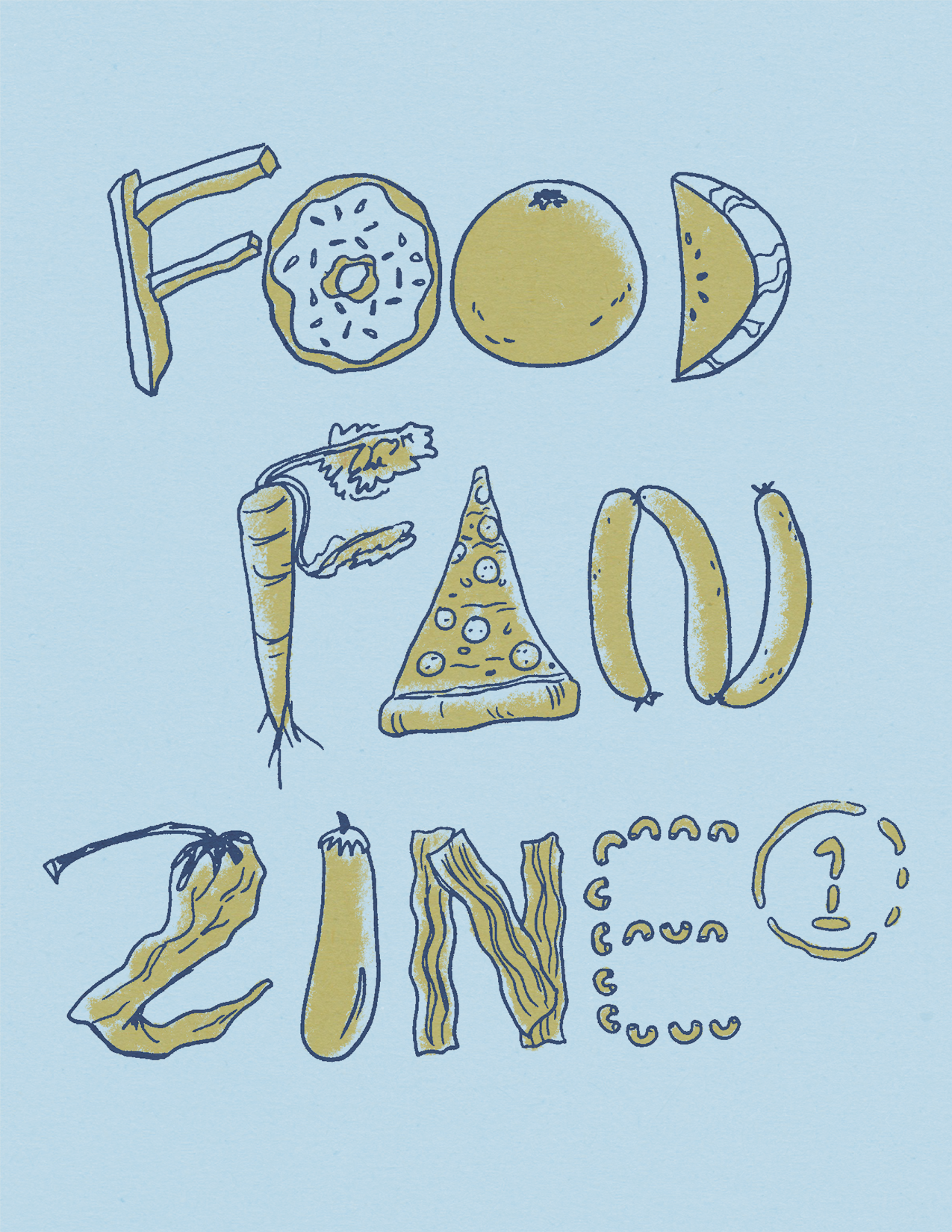 Food Fan Zine Vol. 1 cover